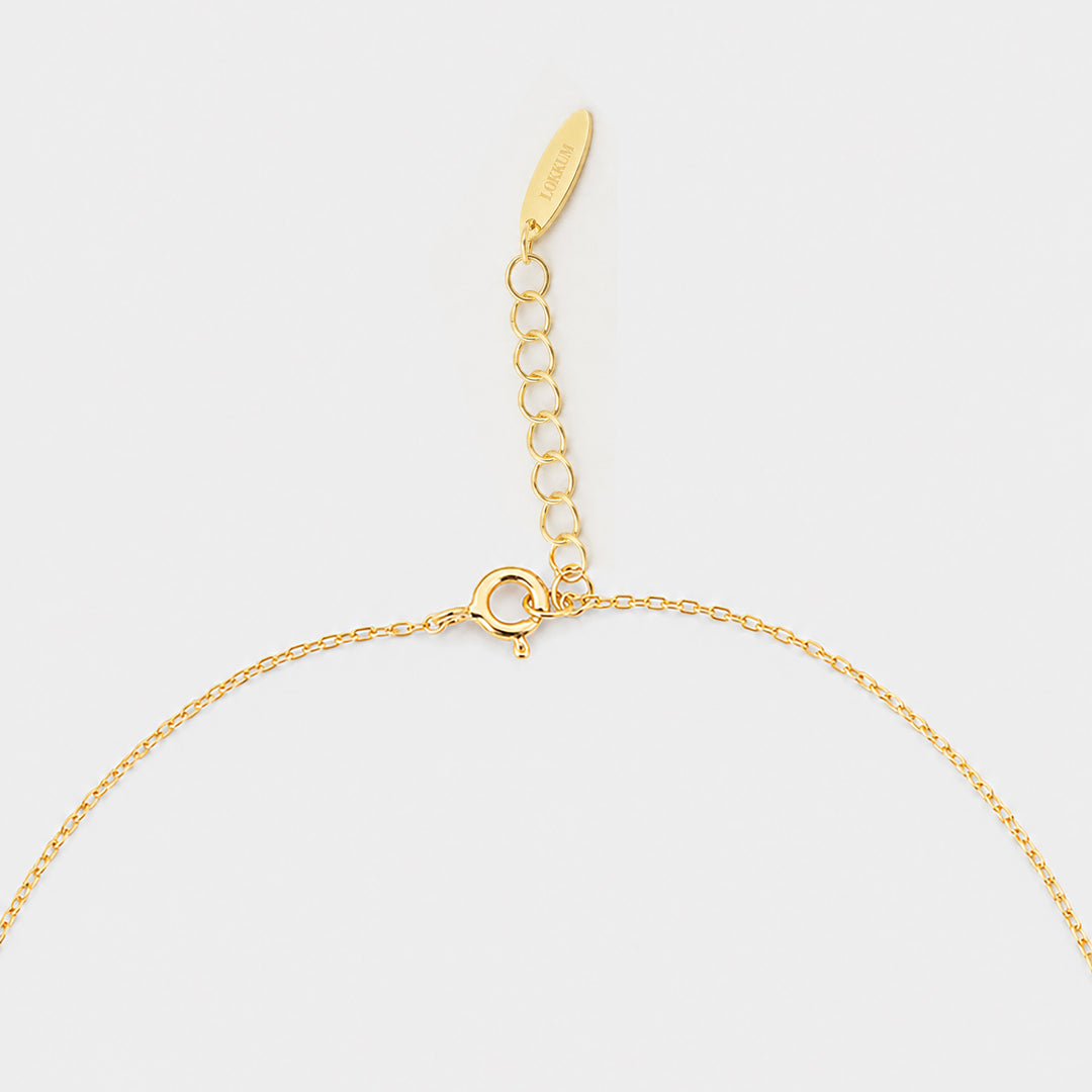 Dione Lyra Bagette Necklace