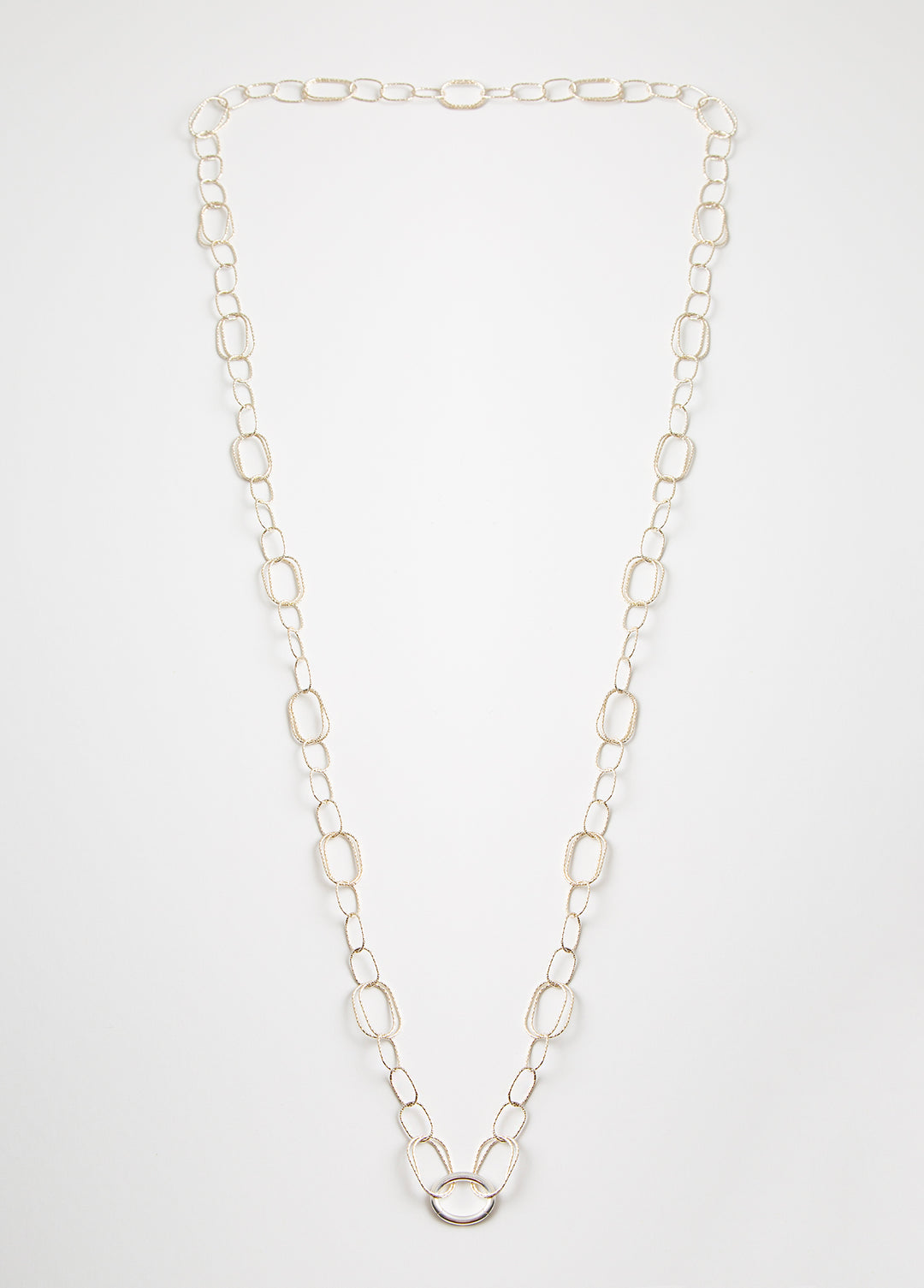 Chunky Chain Necklace-silver