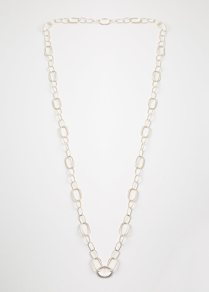 Chunky Chain Necklace-silver