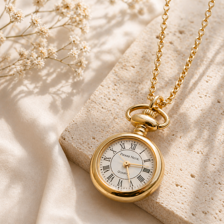 Pierre Nicol Vintage Roman Dial Pendant Watch