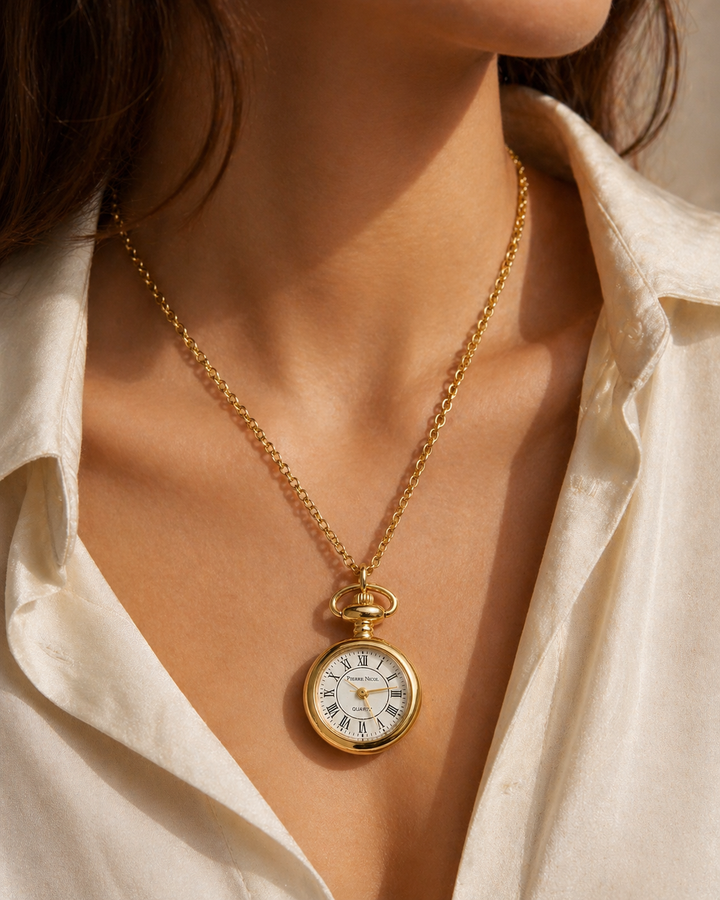 Pierre Nicol Vintage Roman Dial Pendant Watch