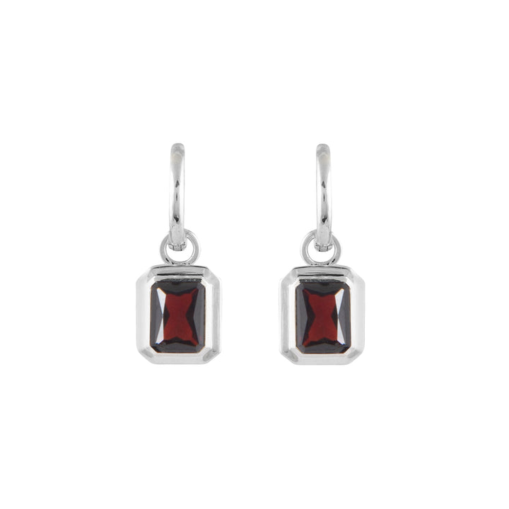 Lokkum Essence earrings-Garnet