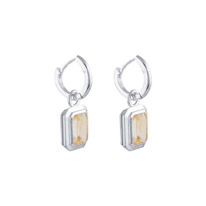 Lokkum Essence earrings-Citrine
