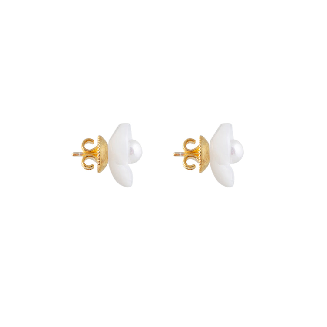 Pure Pearl Blossom Earrings