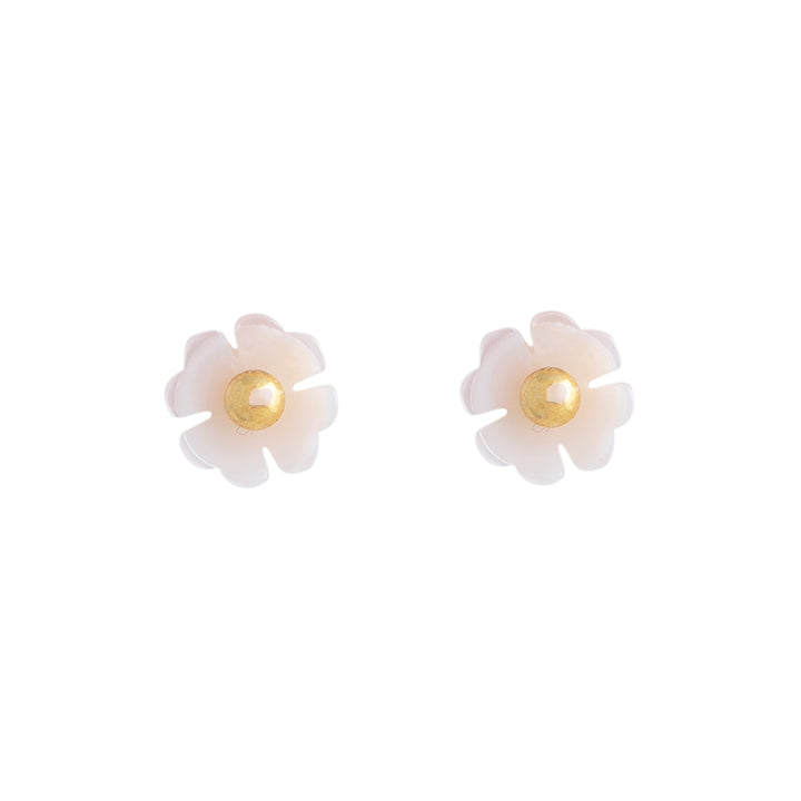 Blush Petal Stud Earrings