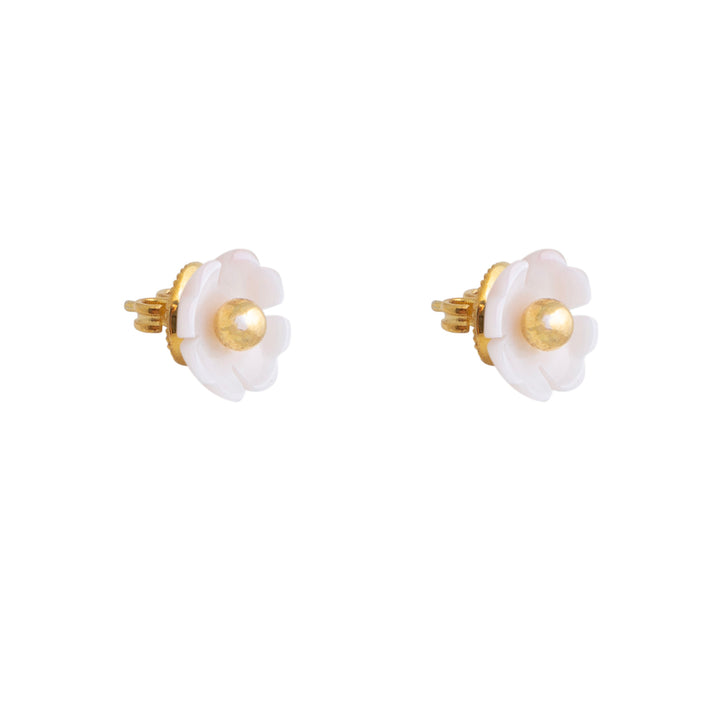 Blush Petal Stud Earrings