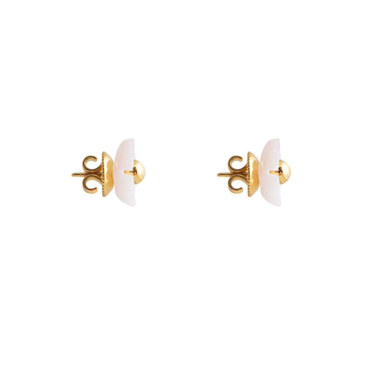 Blush Petal Stud Earrings