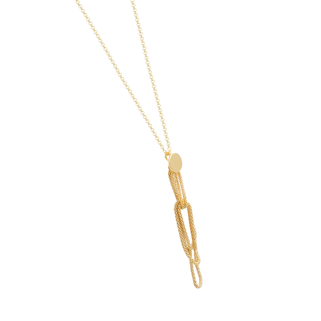 Modern Single Knot Chain Necklace