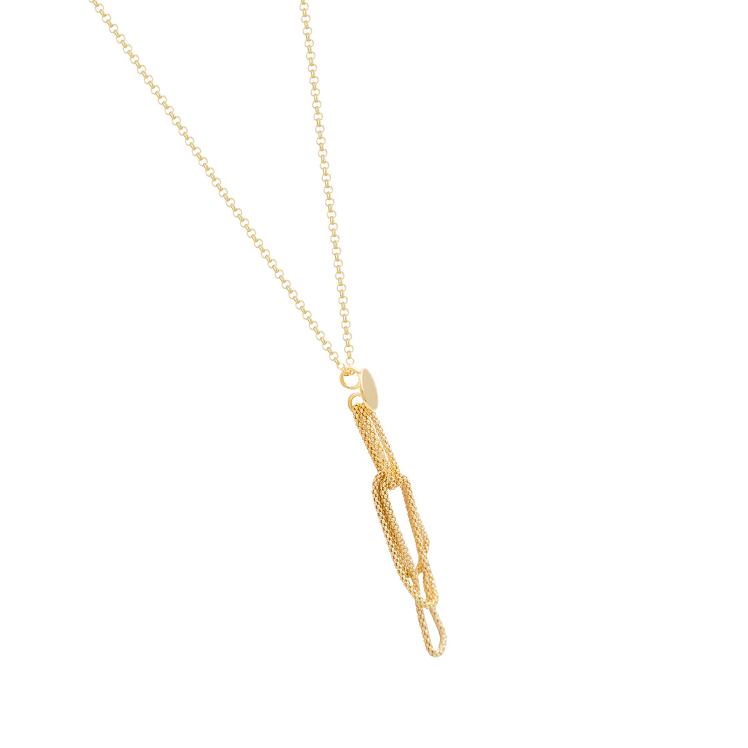Modern Single Knot Chain Necklace