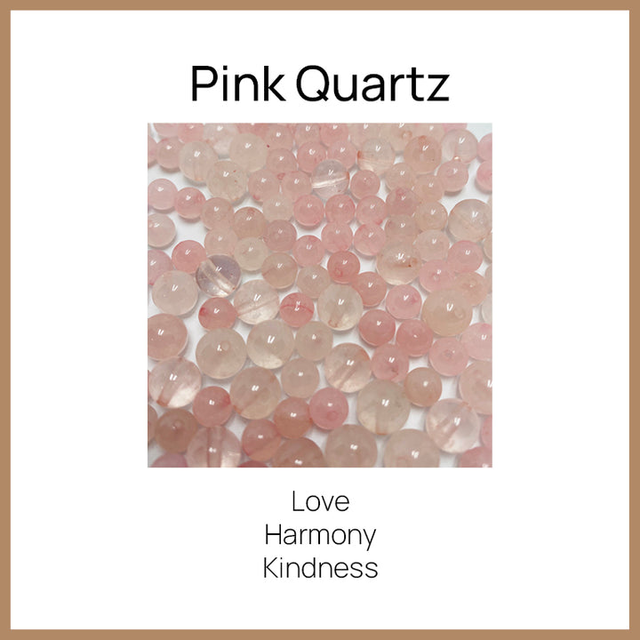 Seven Chakra & Pink Quartz Bracelet