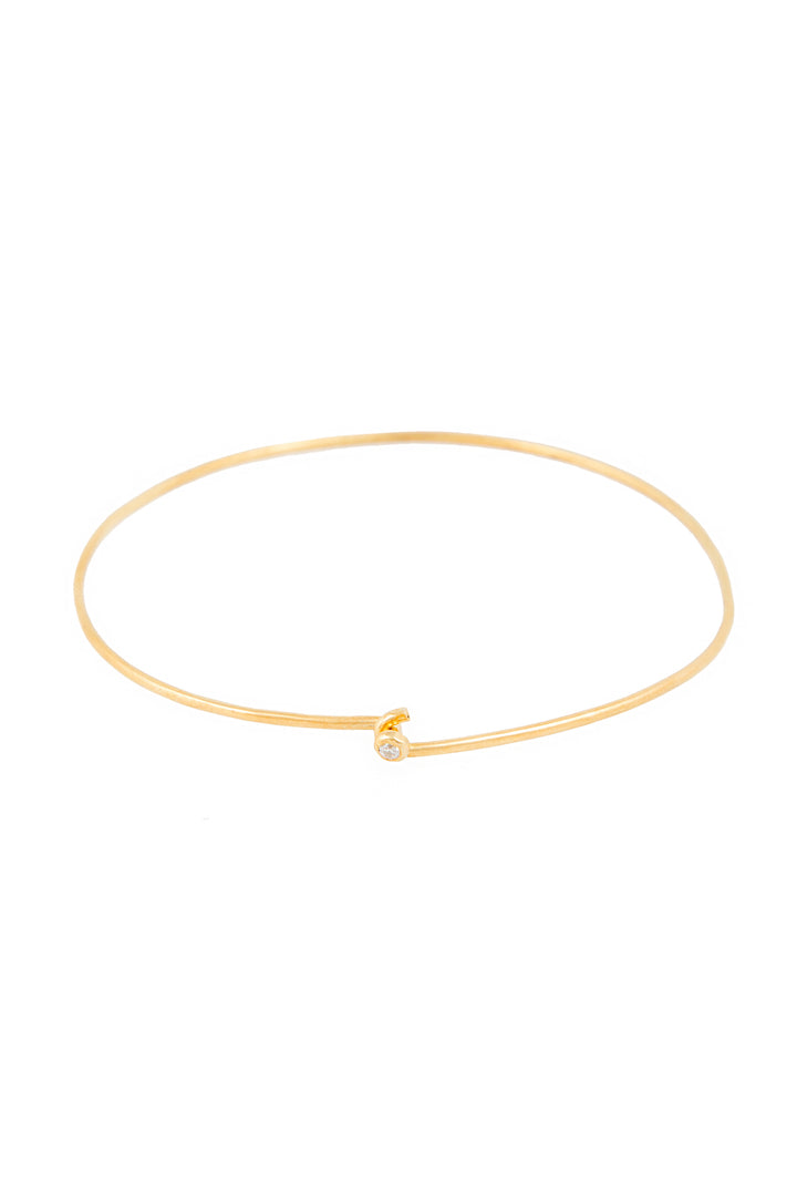 Schlichter Armreif - Gold