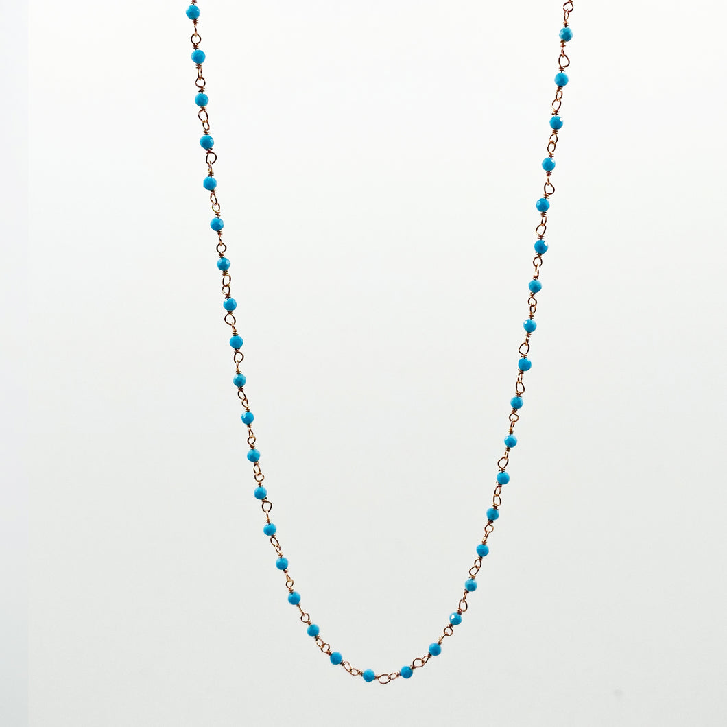 Turquoise Dots Necklace