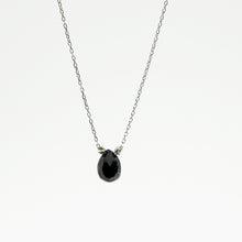 Load image into Gallery viewer, Black Drop Necklace
