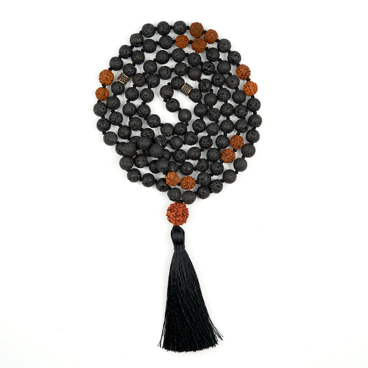 Lava & Rudraksha Mala