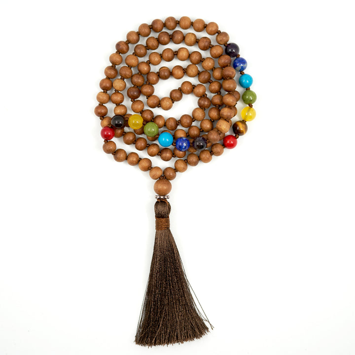 Seven Chakra Stone Mala