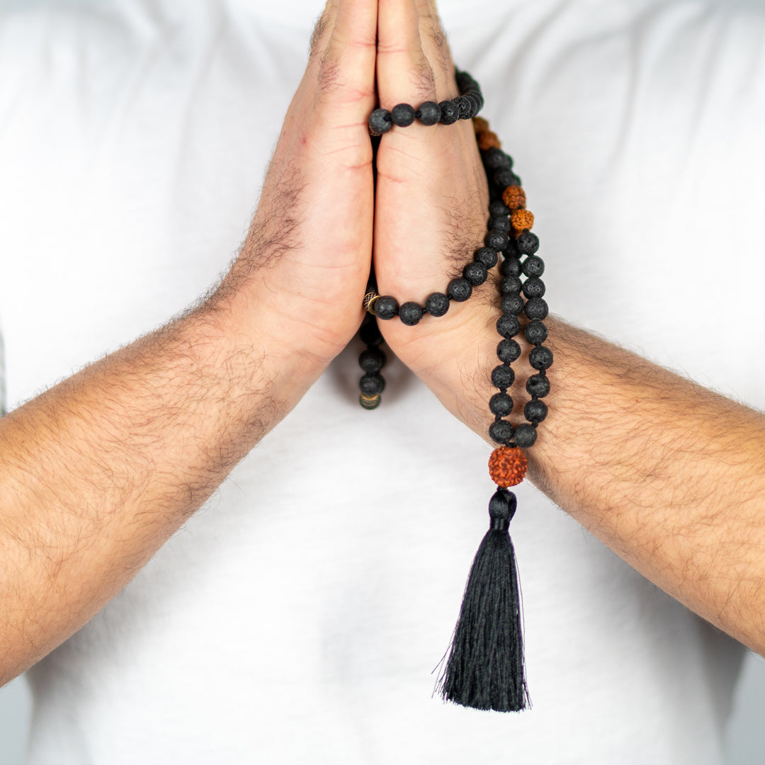 Lava & Rudraksha Mala