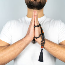 Load image into Gallery viewer, Lava &amp; Rudraksha Mala
