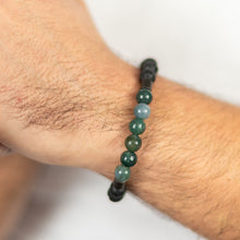Load image into Gallery viewer, Lava &amp; Moss Agate
