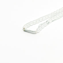 Load image into Gallery viewer, Crystal Quartz gemstones with Swarovski Crystal Buddha Pendant
