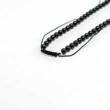 Load image into Gallery viewer, Black Tourmaline gemstones with Swarovski Crystal Buddha Pendant
