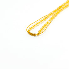 Load image into Gallery viewer, Citrine gemstones with Swarovski Crystal Buddha Pendant
