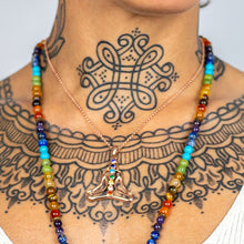 Load image into Gallery viewer, Buddha Pendant with Chakra Stones
