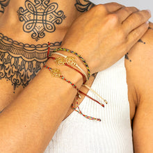 Load image into Gallery viewer, Om Lotus Bracelet
