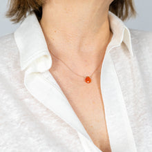 Load image into Gallery viewer, Orange Drop Necklace
