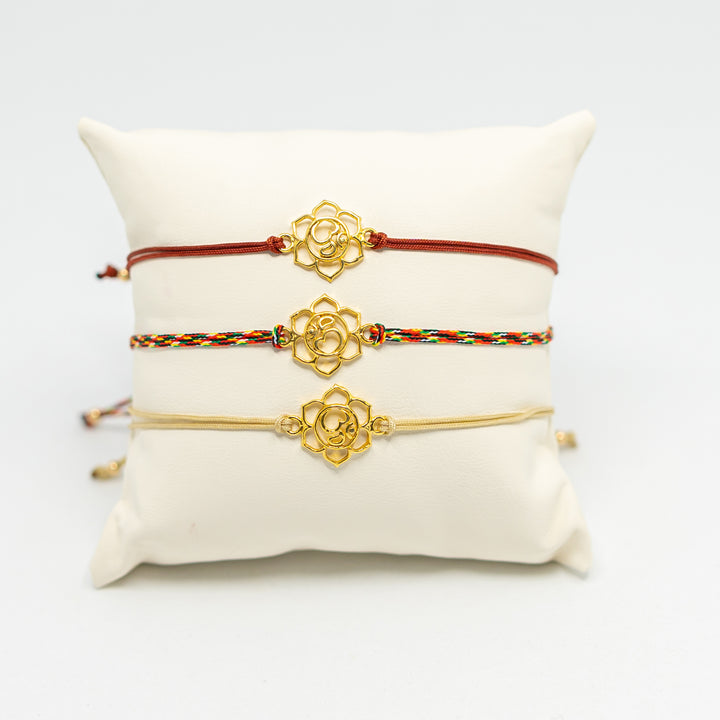 Om Lotus Armband