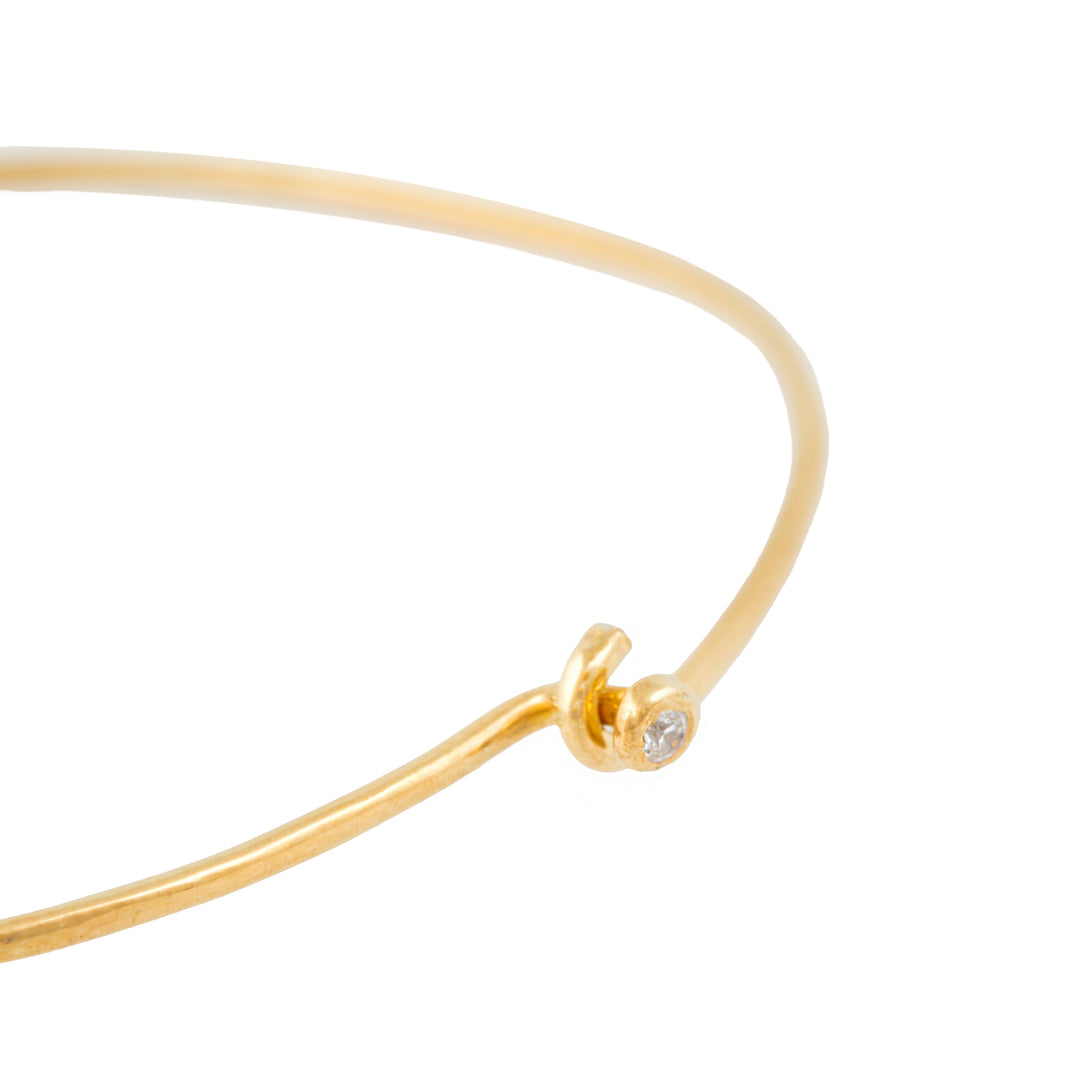 Schlichter Armreif - Gold