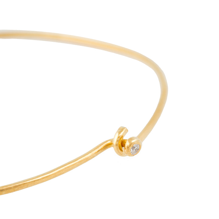 Schlichter Armreif - Gold