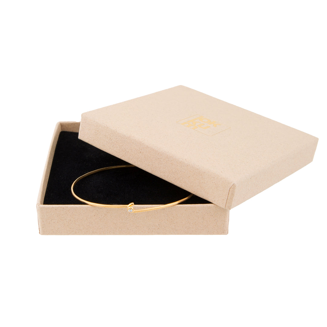 Schlichter Armreif - Gold