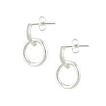 Load image into Gallery viewer, Chunky Chain Drop Earrings-Silver
