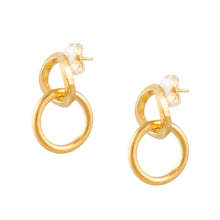Load image into Gallery viewer, Cunky Chain Drop Earrings- Gold
