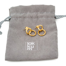 Load image into Gallery viewer, Cunky Chain Drop Earrings- Gold
