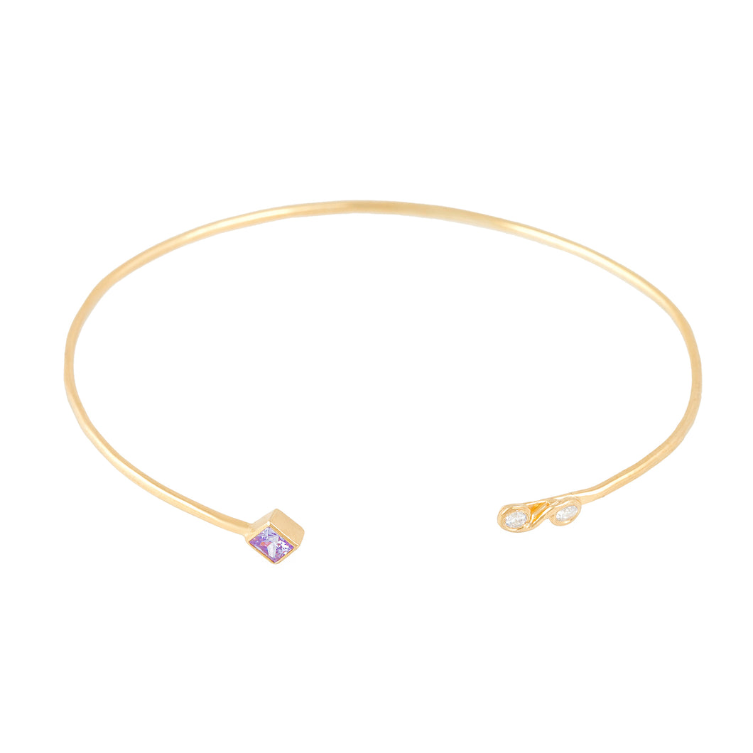 Half Open Cuff -Gold