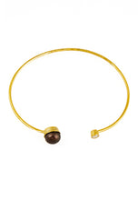 Load image into Gallery viewer, Black Pearl Bracelet-Gold
