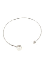 Load image into Gallery viewer, White Pearl Bracelet-Silver
